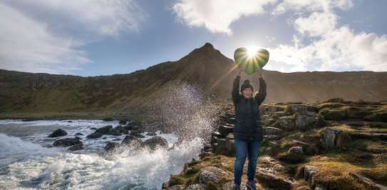 Show The Love, Giants Causeway, Northern Ireland, climate change