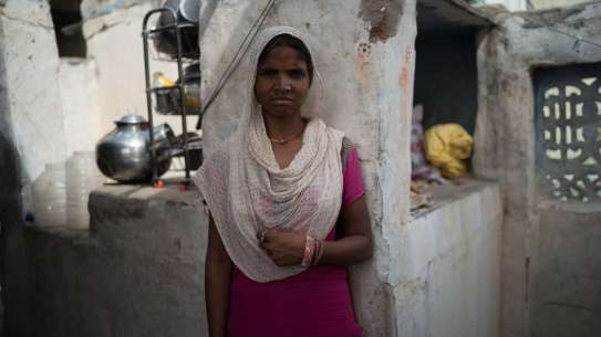 30-year-old Ranjita has three children, and started work as a scavenger when she was just nine-years-old.