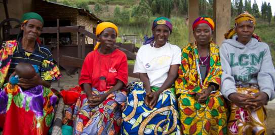 Women coffee growers in Burundi