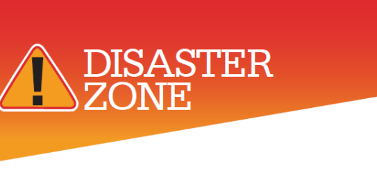 Disaster Zone Banner