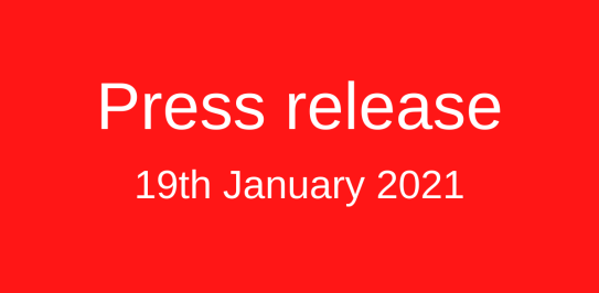 Press release 19th January 2021