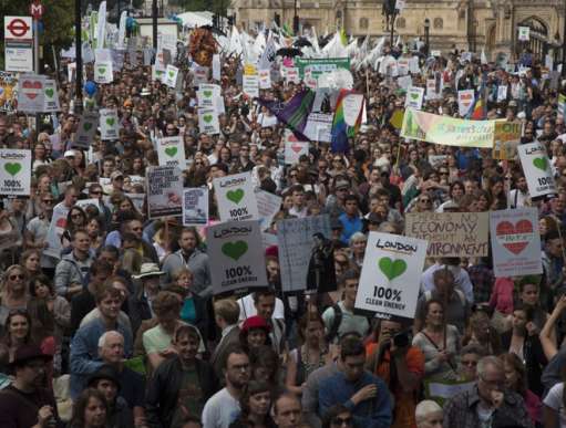 The People’s Climate Marches are held worldwide as the UN meets for a special climate change summit in New York.