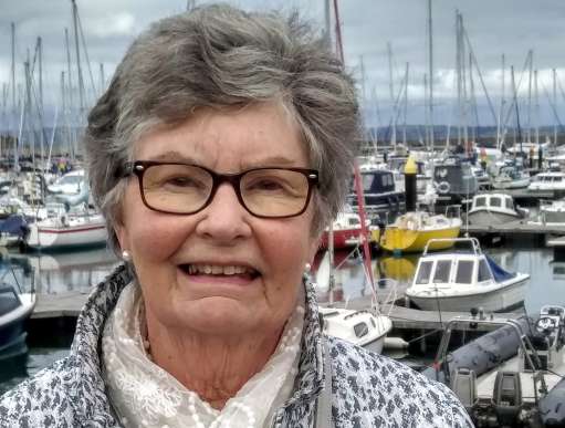 Jean Thompson at Bangor marina in November 2020.