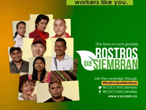 Colombia cocoa campaign poster