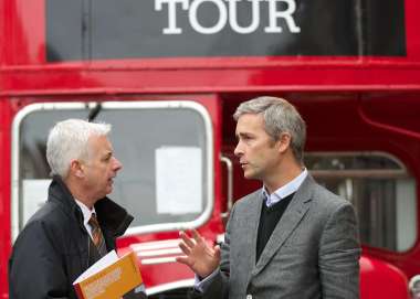Christian Aid Ireland Tax bus tour