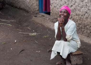 Lucienne was left disabled after conflict in DRC, she was therefore a potential target for sexual violence