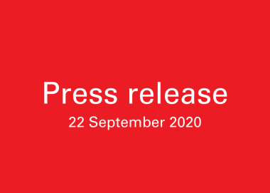 Press release for the 22nd of September 2020