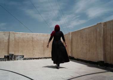 Lebanese woman walking